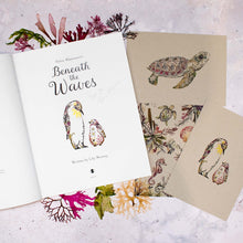 Load image into Gallery viewer, Beneath The Waves - Signed Paperback Book with 3 Exclusive Mini Prints