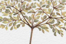 Load image into Gallery viewer, Original Pressed Plant Artwork -  'Summer Tree' from A Year in the Wild