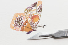 Load image into Gallery viewer, Original Pressed Plant Artwork -  'Butterflies' from A Year in the Wild