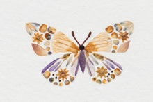 Load image into Gallery viewer, Original Pressed Plant Artwork -  'Butterflies' from A Year in the Wild