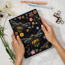 Load image into Gallery viewer, Three Bumblebees A5 Notebook