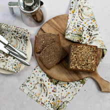 Load image into Gallery viewer, Wildflower Hare & Hedgehog Tea Towels Set