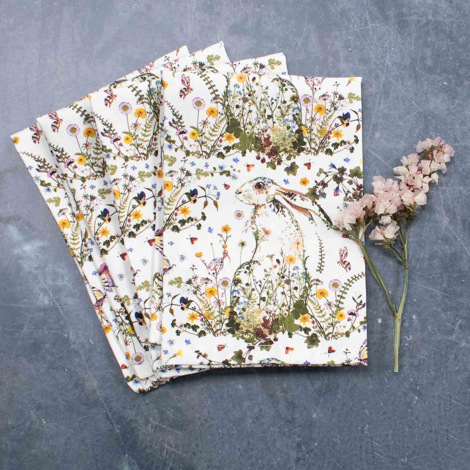 Hark the Herald Cloth Napkin Set of 4