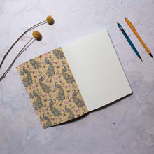 Load image into Gallery viewer, Floral Peacock Notebook