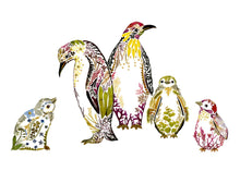 Load image into Gallery viewer, Penguins Giclée Print - 5" x 7"