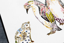 Load image into Gallery viewer, Penguins Giclée Print - 5" x 7"
