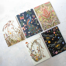 Load image into Gallery viewer, Floral Peacock Notebook