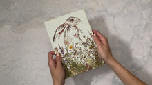 Load and play video in Gallery viewer, Wildflower Hare Notebook