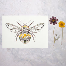 Load image into Gallery viewer, Buttercup Bumblebee Giclée Print - A4