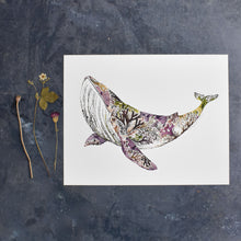 Load image into Gallery viewer, Blue Whale Giclée Print - 11" x 14"