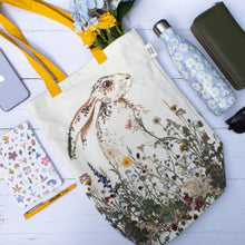 Load image into Gallery viewer, Wildflower Hare Organic Cotton Tote Bag