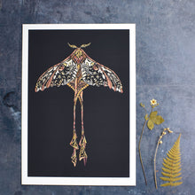 Load image into Gallery viewer, Comet Moth Giclée Print - A4/A3