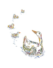 Load image into Gallery viewer, Duck & Ducklings Giclée Print - 11"x14"