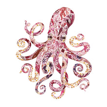 Load image into Gallery viewer, Octopus Seaweed Giclée Print - 12" x 12"