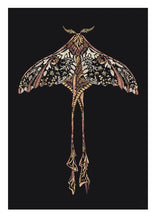 Load image into Gallery viewer, Comet Moth Giclée Print - A4/A3