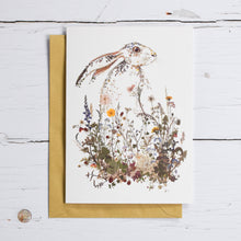 Load image into Gallery viewer, English Meadow - Set of three Recycled Greetings cards