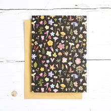 Load image into Gallery viewer, Delicate Florals - Set of three Recycled Greetings cards