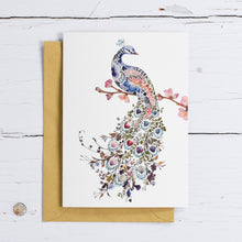 Load image into Gallery viewer, Delicate Florals - Set of three Recycled Greetings cards