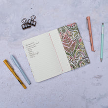 Load image into Gallery viewer, Fern Fever Stitched Small Notebook