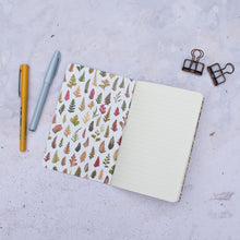 Load image into Gallery viewer, Fern Fever Stitched Small Notebook