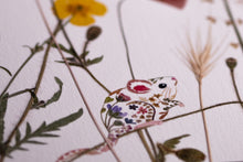 Load image into Gallery viewer, Mice and Poppies Giclée Print - 12" x 12"