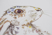 Load image into Gallery viewer, Wildflower Hare Giclée Print - 11"x14"