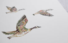 Load image into Gallery viewer, Fern Geese Giclée Print - 11"x14"