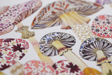Load image into Gallery viewer, Patterned Fungi Giclée Print - 11"x14"