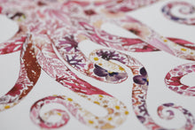 Load image into Gallery viewer, Octopus Seaweed Giclée Print - 12" x 12"