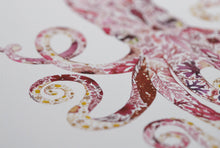 Load image into Gallery viewer, Octopus Seaweed Giclée Print - 12" x 12"