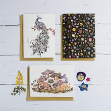 Load image into Gallery viewer, Complete Set of Eighteen Recycled Greetings cards

