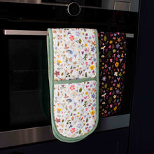 Load image into Gallery viewer, Flower Meadow Double Oven Gloves
