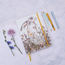 Load image into Gallery viewer, Wildflower Hare Hardcover Sketchbook
