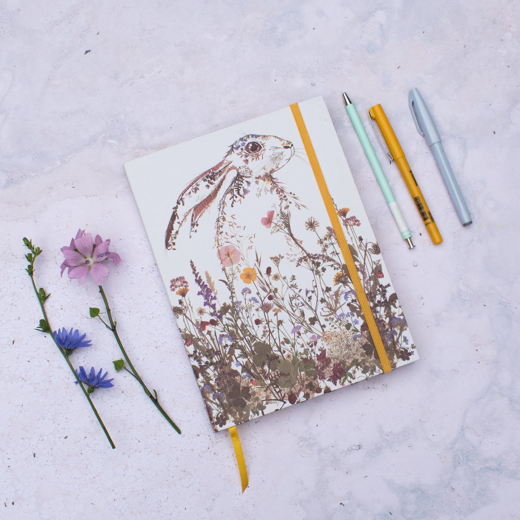 Wildflower Hare Hardcover Sketchbook