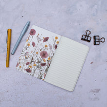 Load image into Gallery viewer, Wildflower Hare Stitched Small Notebook
