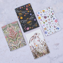 Load image into Gallery viewer, Flower Meadow Stitched Small Notebook
