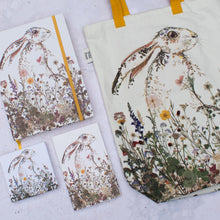 Load image into Gallery viewer, Wildflower Hare Hardcover Sketchbook
