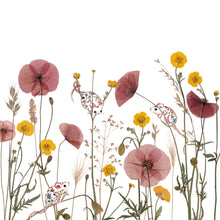 Load image into Gallery viewer, Mice and Poppies Giclée Print - 12&quot; x 12&quot;
